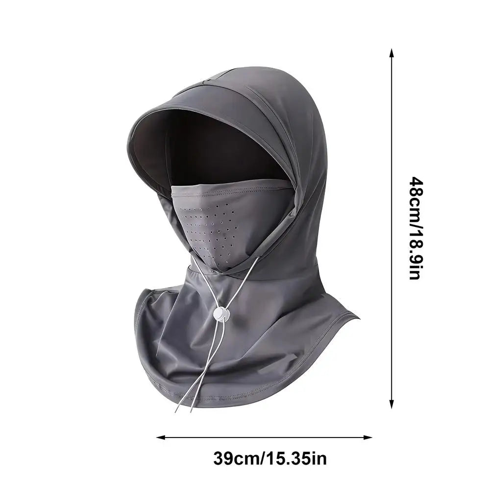 Summer UV Protection Neck Scarf Hat Cover Outdoor Wrap Cover Sports Cycling Sun Proof Mountaineering Scarf  Hat Neck Cover