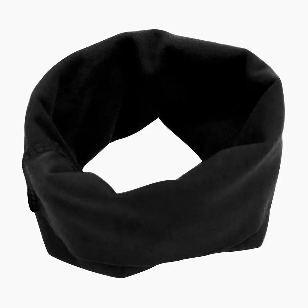 Pet Winter Warm Ears Cover Soundproof Scarf Breathable Calming Dog Ears Cover Anti-noise Earmuffs Dog Hood Earmuffs Pet Headgear Oasis Select Black L