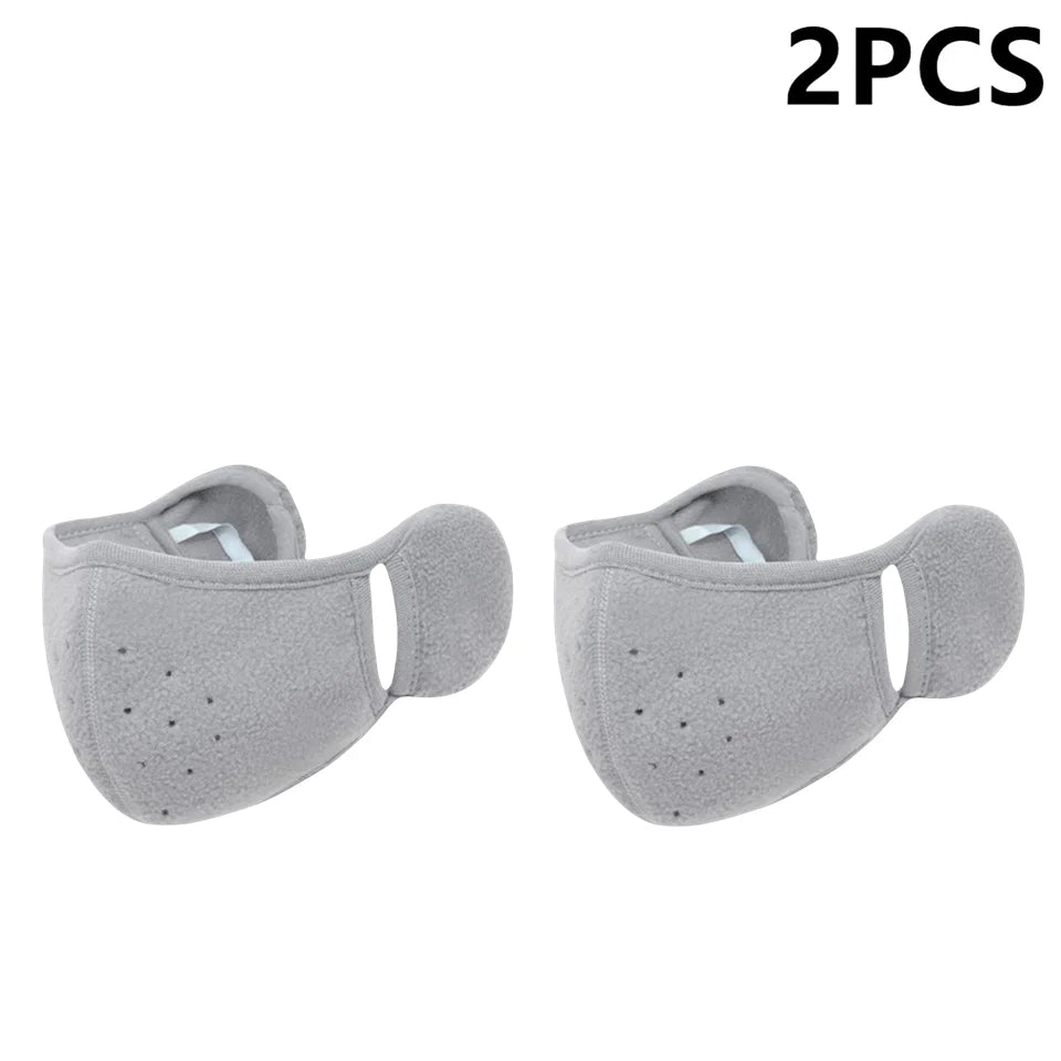 Winter Fleece Earmuffs & Windproof Face Mask – Unisex 1/2/3 Pcs