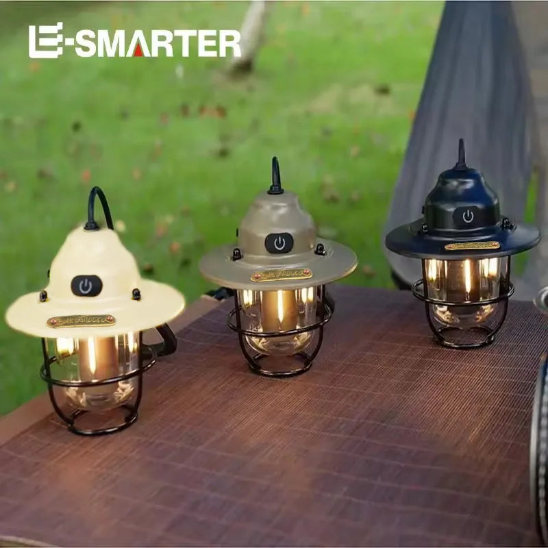 Portable Lanterns Outdoor Home Camping Light Retro Camping Light Camping Light Lighting Decorative Lights Multicolour Oasis Select Beige White