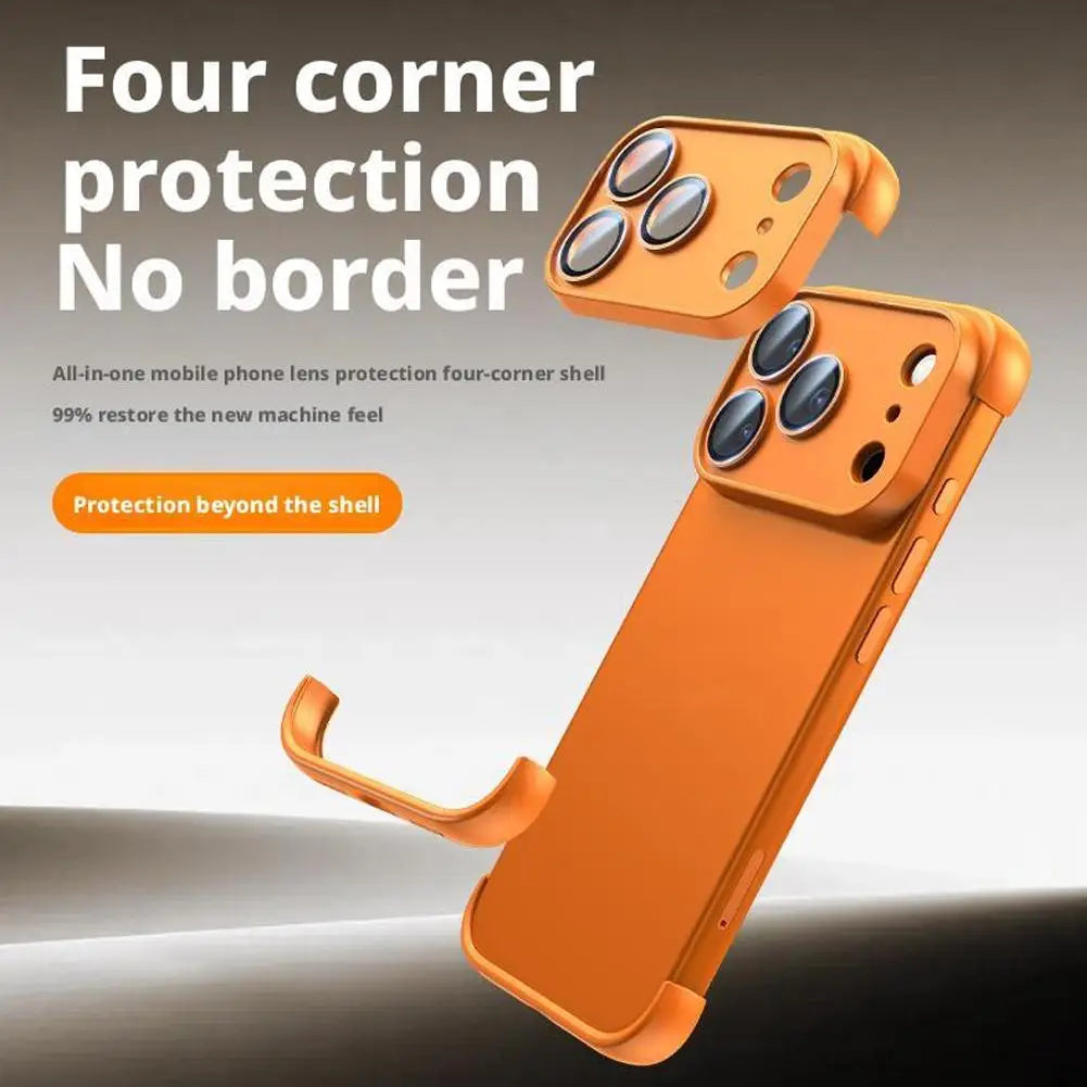 Frameless Not Case Corner Pad TPU Bumper For iPhone 17 Air 17Pro 17 Pro Max Camera Lens Protection Bumper Accessories Oasis Select