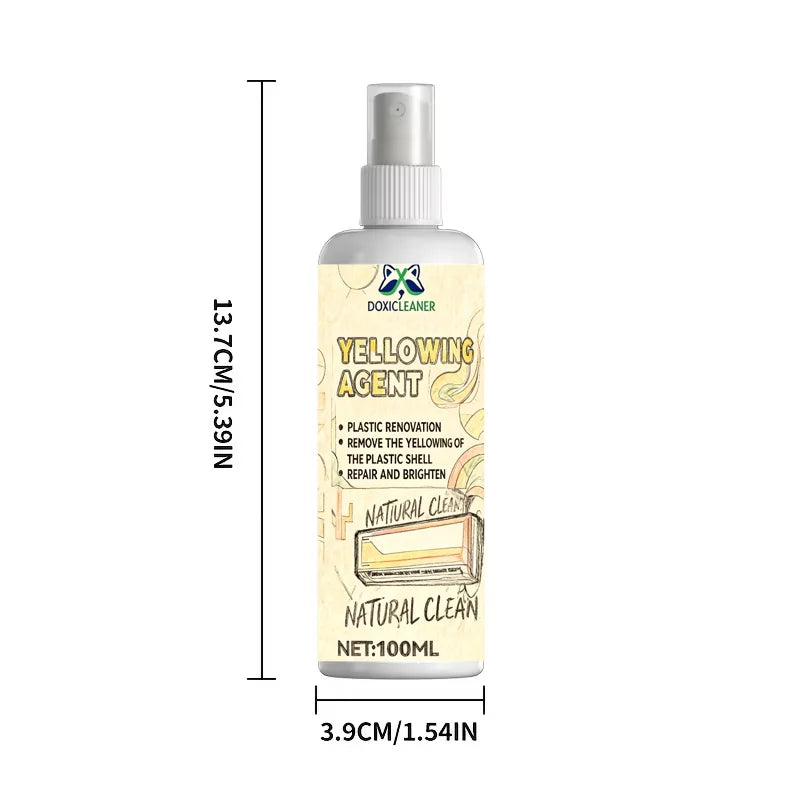 Plastic Restoration Spray Quickly Remove Yellowing, Repair Air Conditioning Unit, Car plastic renovator restaurador de plasticos Oasis Select 100ml