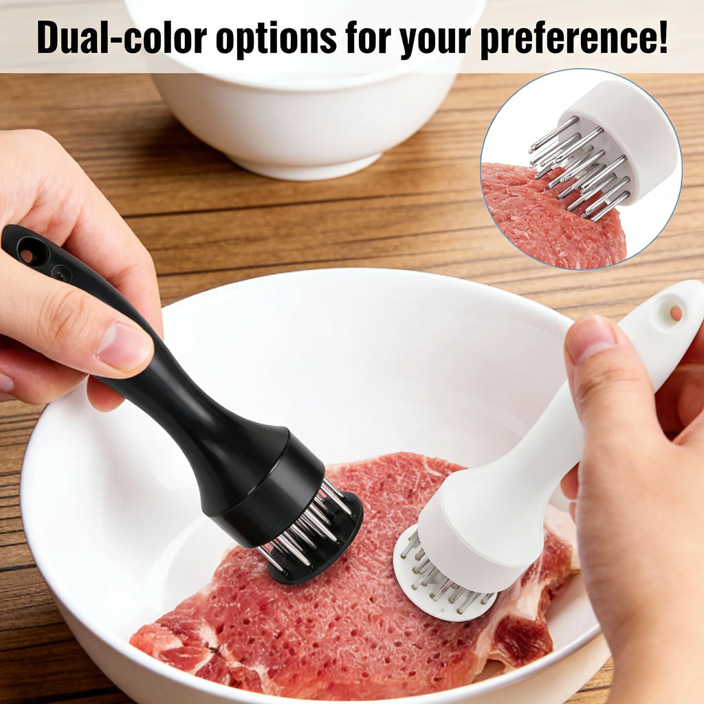 304 Stainless Steel Meat Tenderizer, Professional Multi-Needle Meat Pounder Tool for Steak Chicken Pork, BBQ Tenderizing Mallet Oasis Select