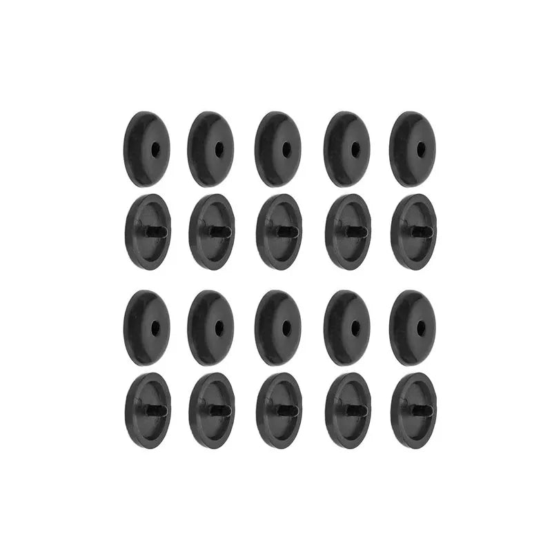 5-20pairs Car Safety Seat Belt Limit Buckle Clip Retainer Seatbelt StopButton Black Gray Beige Button Auto Interior Accessories Oasis Select 10pairs black