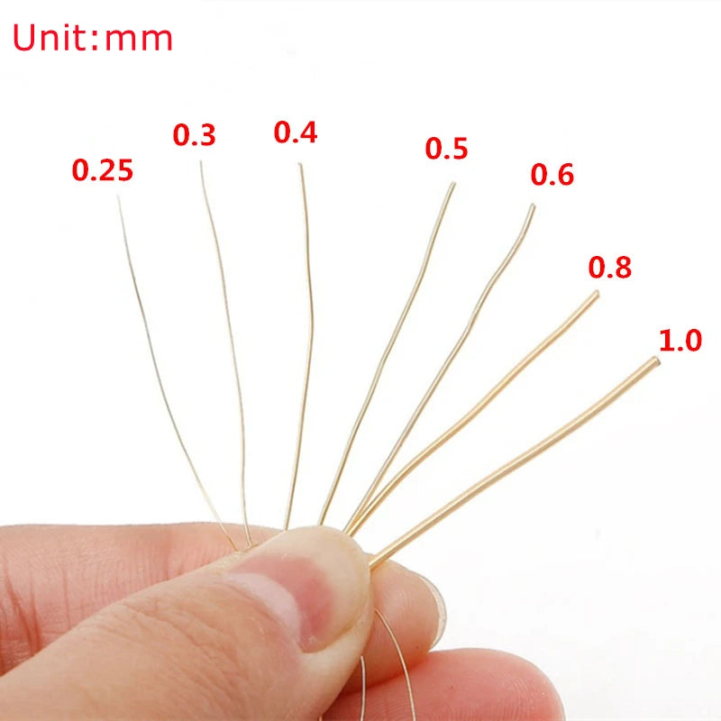 1Roll Silver Copper Wire 0.3/0.4/0.5/0.6/0.8mm Bead Cord for Bracelet Necklace Charm Beading Jewelry Making Supplies and Craft Oasis Select