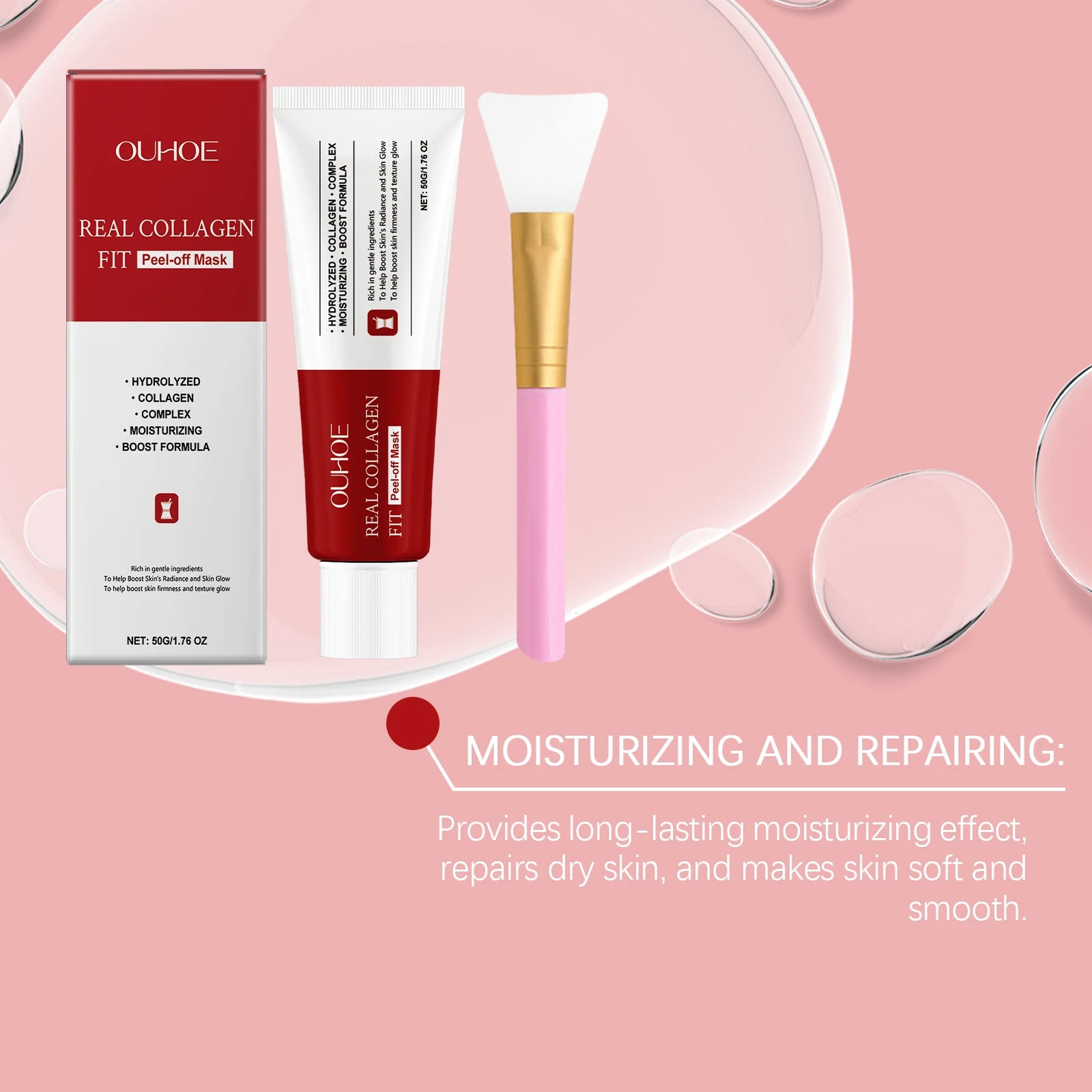 50G Collagen Face Peeling Mask Deep Moisturizing & Nourishing Improve Skin Texture Enhance Elasticity Smoothing Facial Mask Oasis Select