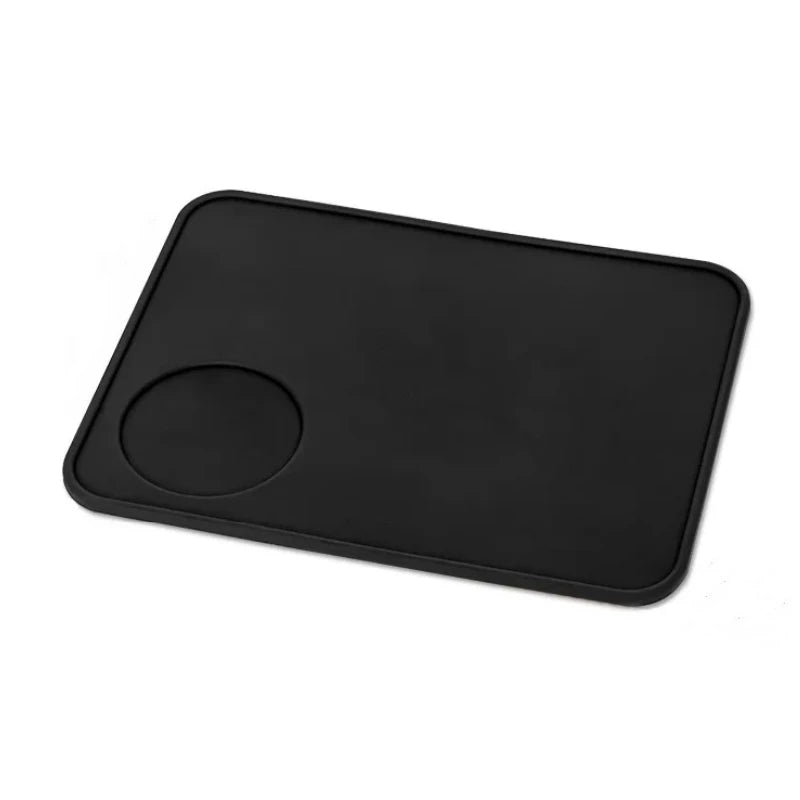 Coffee Tamper Mat Food Grade Nonslip Silicone Flat And Corner Press Powder Pad Espresso Coffee Tamping Rest Holder Tools Oasis Select Flat-mat