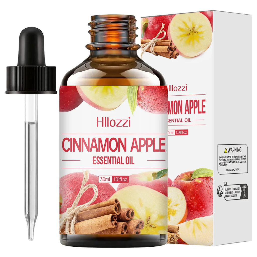 Hllozzi 30ml Cinnamon Apple Essential Oil | Aromatherapy Blend