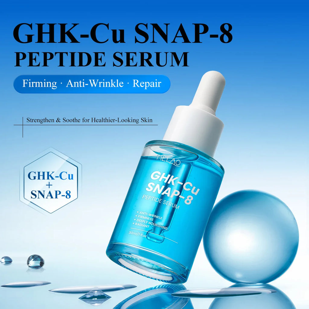 Blue Copper Peptide Face Cream & GHK-Cu Snap-8 Serum Set