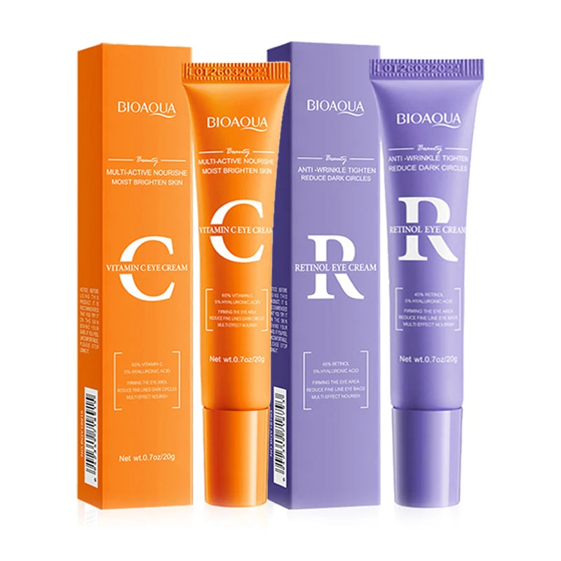 BIOAQUA Vitamin C Retinol Eye Cream – Dark Circles & Anti-Aging Eye Cream Oasis Select Retinol Vitamin C
