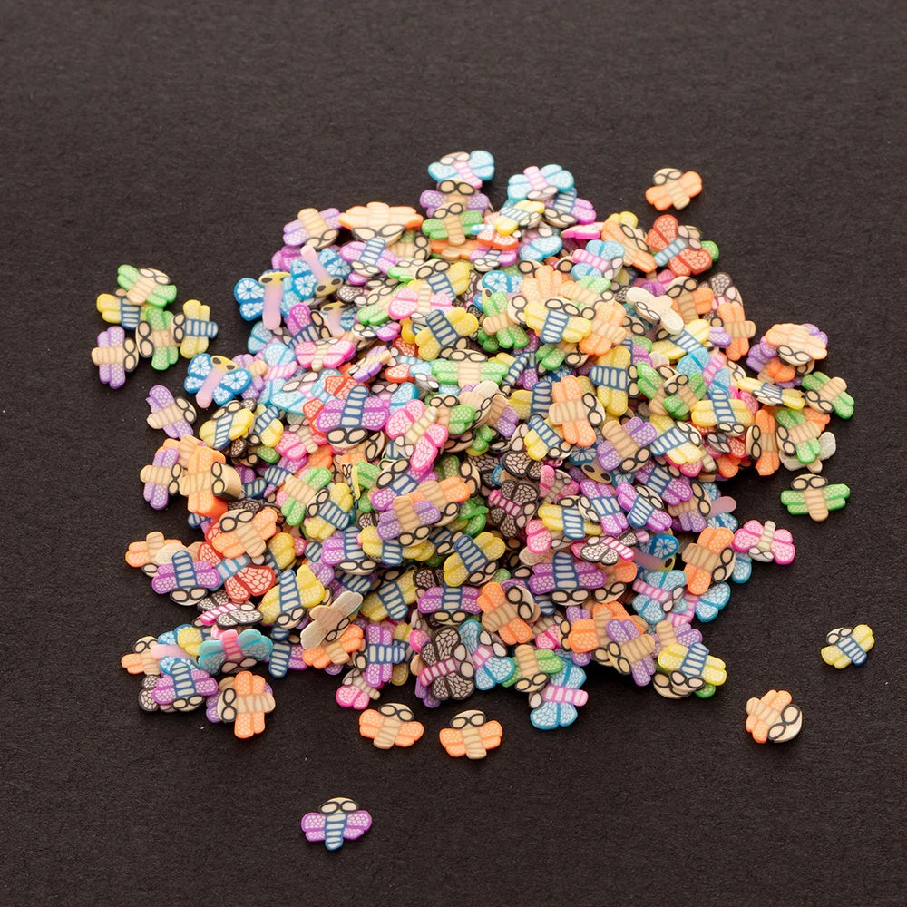 1000Pcs Polymer Clay Fruit Slices Charms For DIY Kawaii Epoxy Resin Silicone Molds Jewelry Nail Art Decor Material Accessories Oasis Select Dragonfly