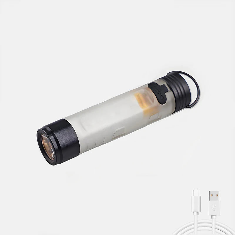 Hat Clip Light Flashlights For Outdoor Night Sport, Hands Release Pocket Caps Lamp, Rechargeable Clip On Light Oasis Select Aluminum White