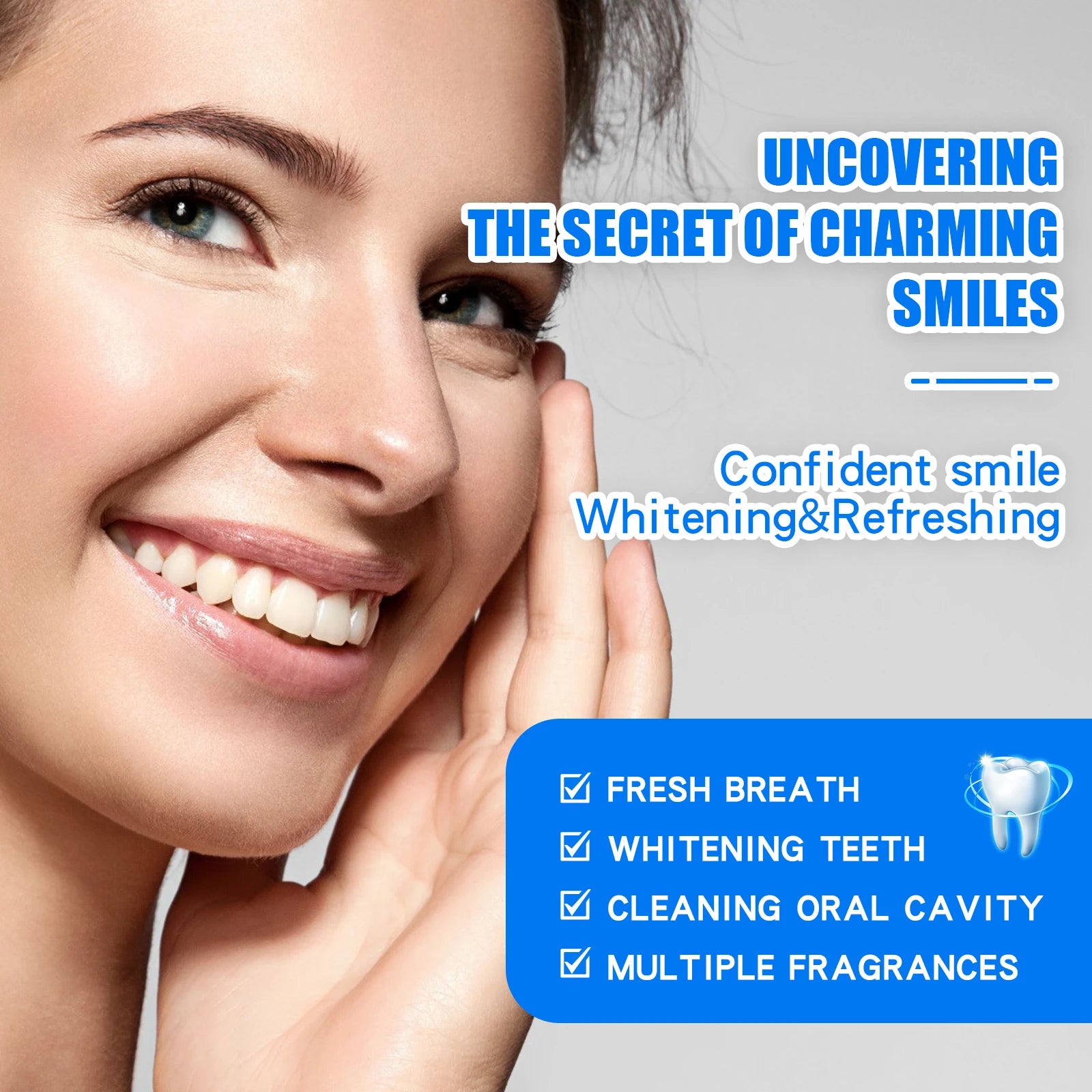 Whitening Toothpaste Various Flavors Remove Stains Clean Teeth Freshen Breath Protect Teeth-Fruity Formula Clean Fresh Mouth Oasis Select