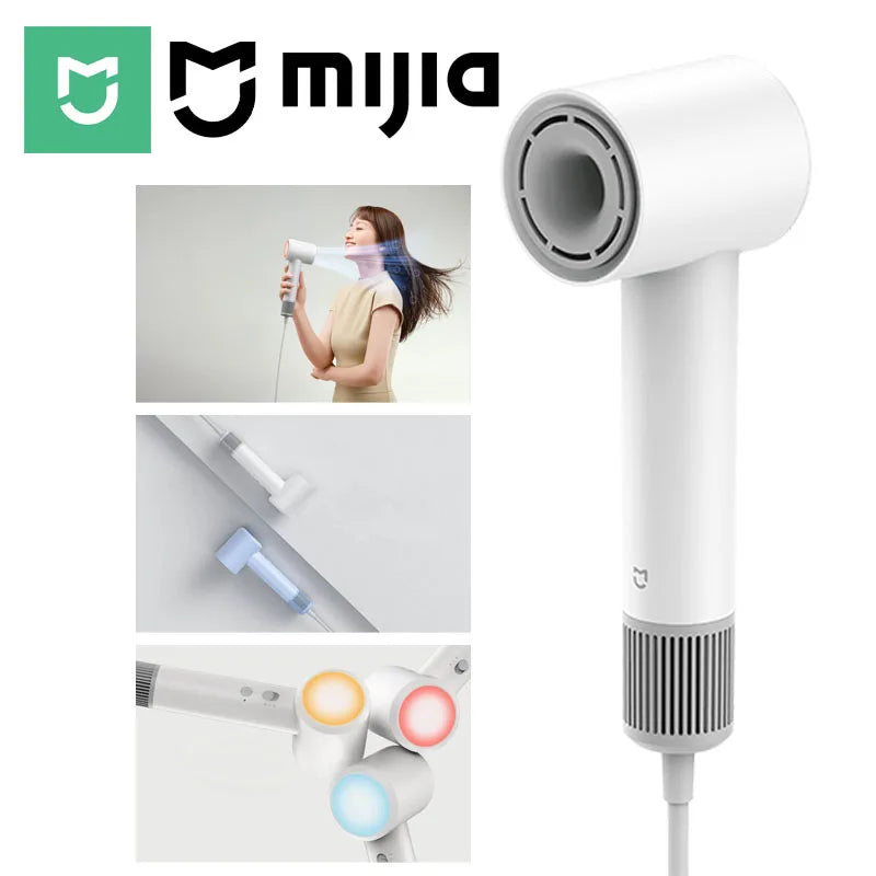 MIJIA H501 SE Hair Dryer High Speed 62m/s Wind Speed Negative Ion Hair Care 110,000 Rpm Professional Dry 220V CN Version Oasis Select