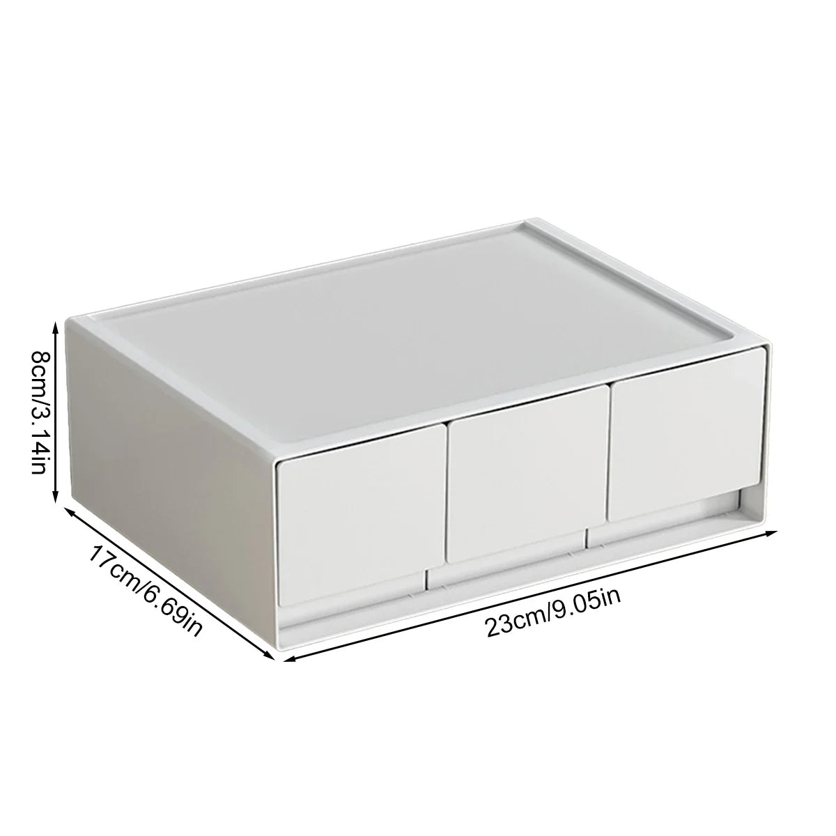 Multi-Layer Stackable Desktop Drawer Home Student Stationery Office Storage Cabinet Jewellery Jewellery Box Desktop Storage Oasis Select
