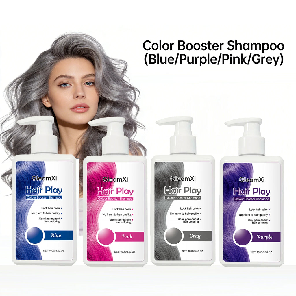 Color Booster Shampoo Lock Hair Color Enhance Semi-Permanent Colour Not Damaging Hair Non-irritating Scalp Hairdressing Shampoo Oasis Select