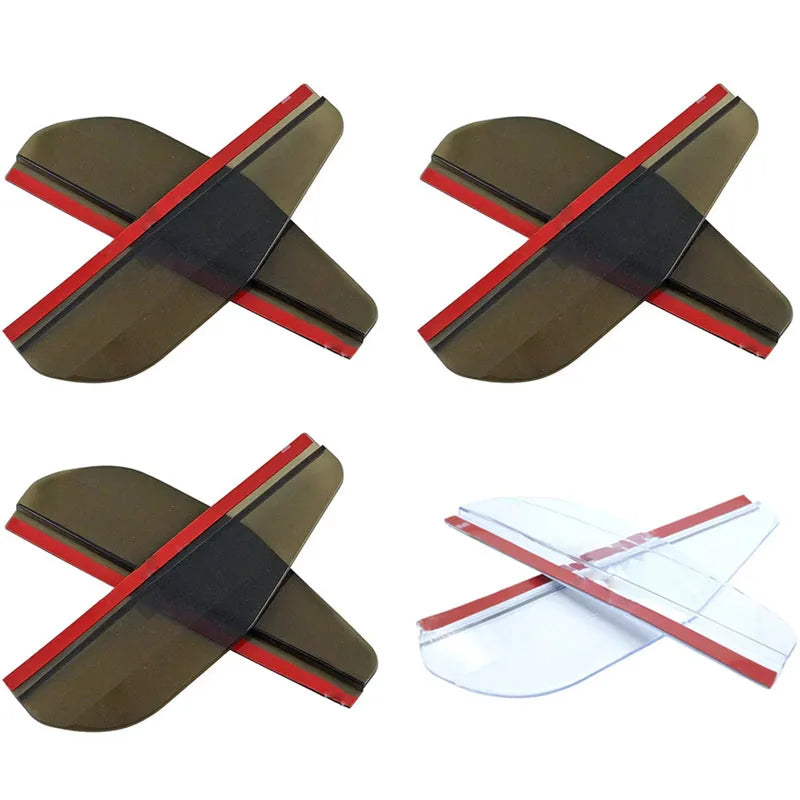 1/2/3/4Pairs Rear View Side Mirror Rain Board Eyebrow Guard Sun Visor Shade Shield Car Exterior Accessories Car Styling Oasis Select 4pairs mix 2