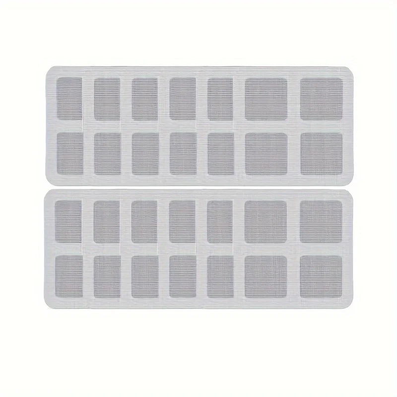 Disposable Hair Catchers for Shower Mesh Shower Drain Covers - Floor Sink Strainer Filter Mesh Stickers Bathroom Accessories Oasis Select 12pcs