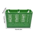 Aquarium Plant Stand Adsorbable Hydroponic Plant Storage Plastic Aquarium Square Hollow Storage Basket Fish Tank Decorations Oasis Select Green 2Pcs