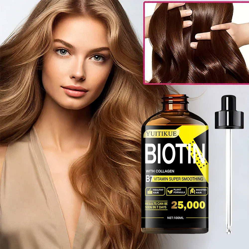 YUITIKUE Biotin Hair Oil – Collagen & Vitamin B7, 100g