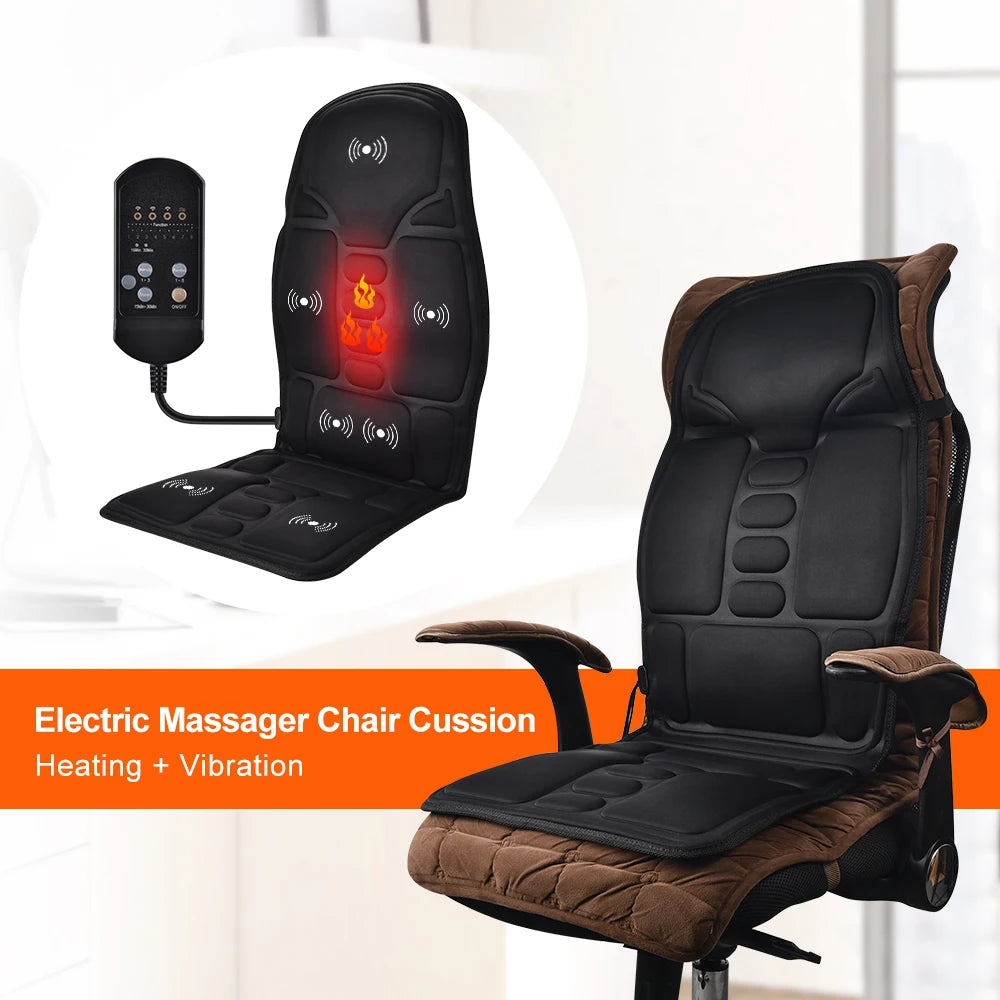Hailicare Heated Vibration Massage Cushion | Car & Home