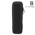 Black EVA Hard Shell Stylus Pen Pencil Case Holder Earphone Mesh Storage Organizer Pencil Zipper Case School Supplies Oasis Select B-1pcs