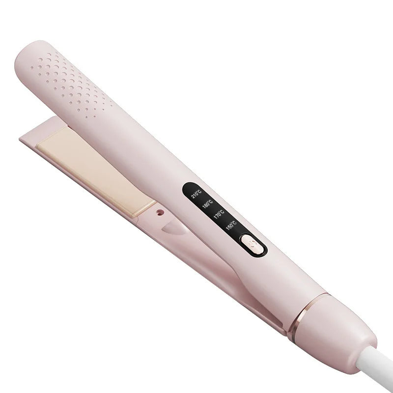 2-in-1 Hair Straightening Comb & Curling Iron | Gentle Styling
