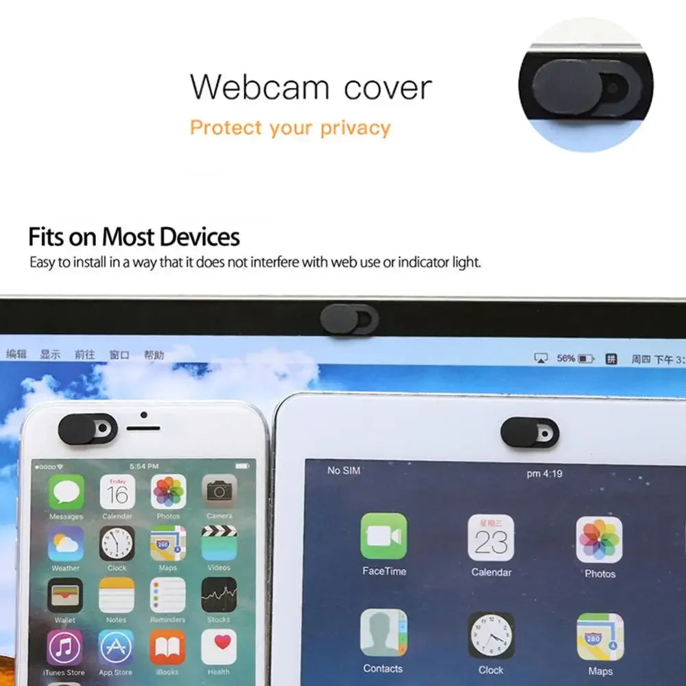 Webcam Cover Slider Privacy Shutter – Universal Laptop & Tablet