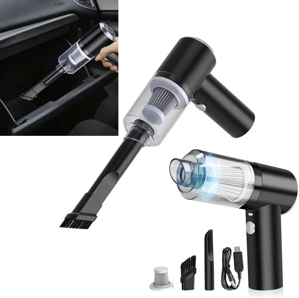 9000Pa Wireless Car Vacuum Cleaner USB Charging 1200mAh Portable Cleaning Appliance Mini Wet and Dry Vacuum Cleaner Household Oasis Select