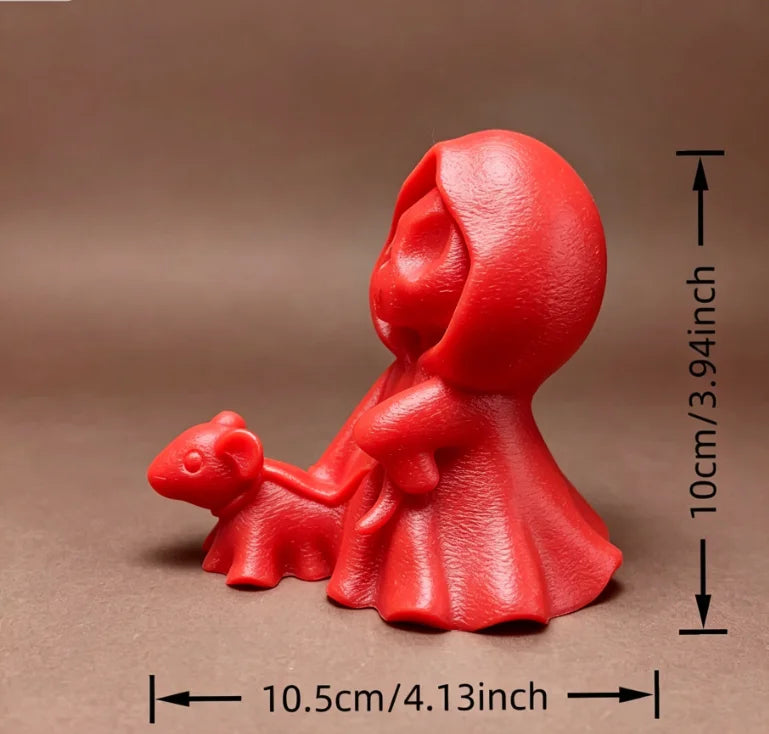 Miniature Grim Reaper Figurines with Ghost Puppy 3D Printed Cute Skeleton Ghost Walking Dogs Statues DIY Paintable Desktop Decor Oasis Select walk the dog4