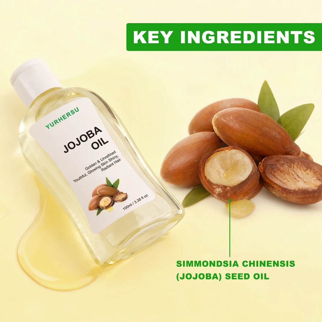 100% Pure Jojoba Oil for Hair – Anti-Frizz & Deep Hydration 100ml Hair Treatment Oil Oasis Select