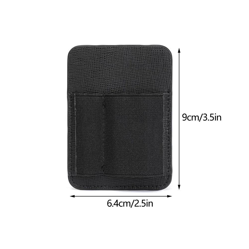 MagSafe DAC Leather Pouch – Magnetic Lock & Elastic Bands