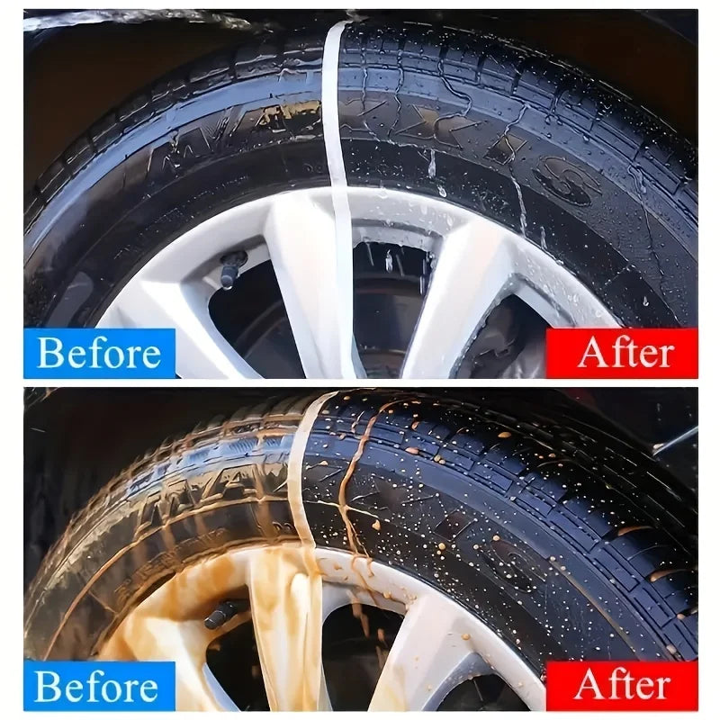 Tire Shine Blackening Paste – Gloss & UV Protection for All Vehicles