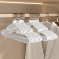 50-Pack Non-Slip Slim Metal Clothes Hangers | Space-Saving