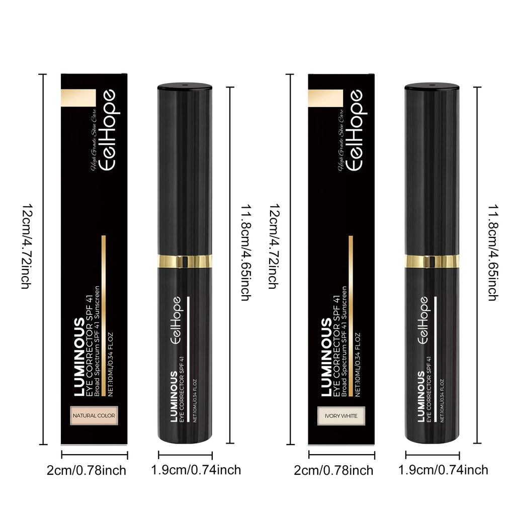 Eelhope Dark Circles Concealer Stick – Waterproof, Full Coverage Concealer Stick Oasis Select