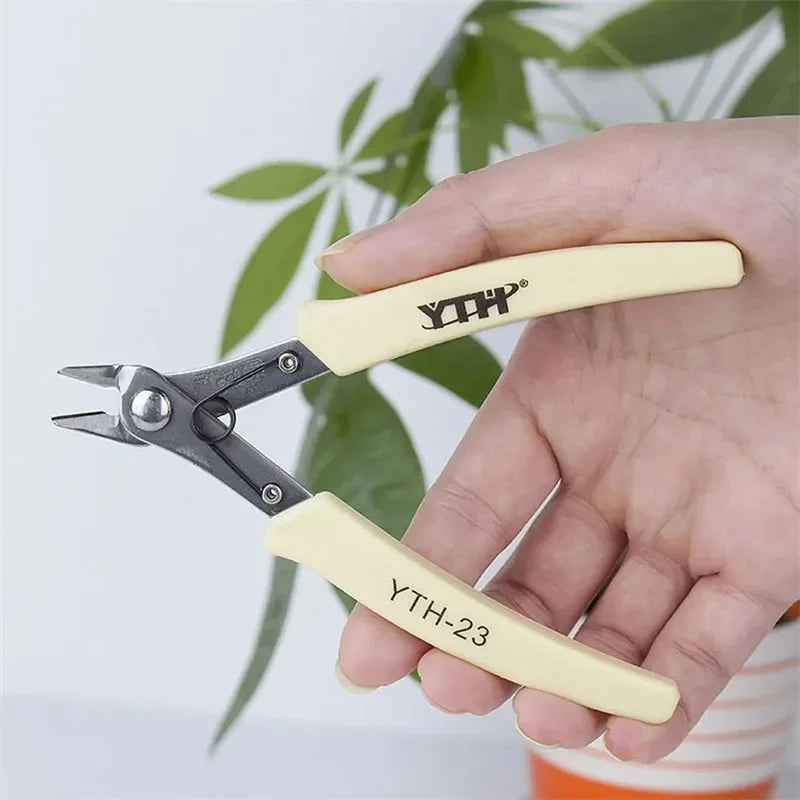 JUSTINLAU Cutting Pliers Diagonal Pliers Nipper Side Snip Cable Wire Cutter Clamp 5" Mini Electronic Hand Tool Cutters Oasis Select