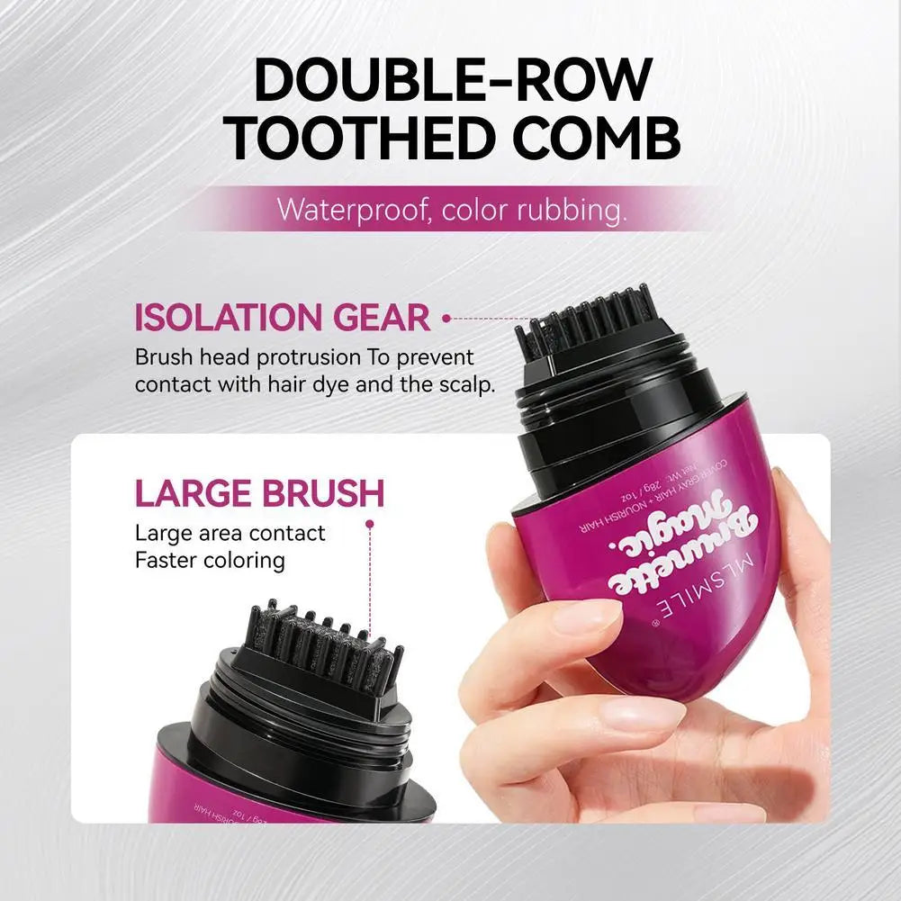 Temporary Hair Color Stick & Comb – Instant Gray Root Concealer Hair Root Concealer Oasis Select