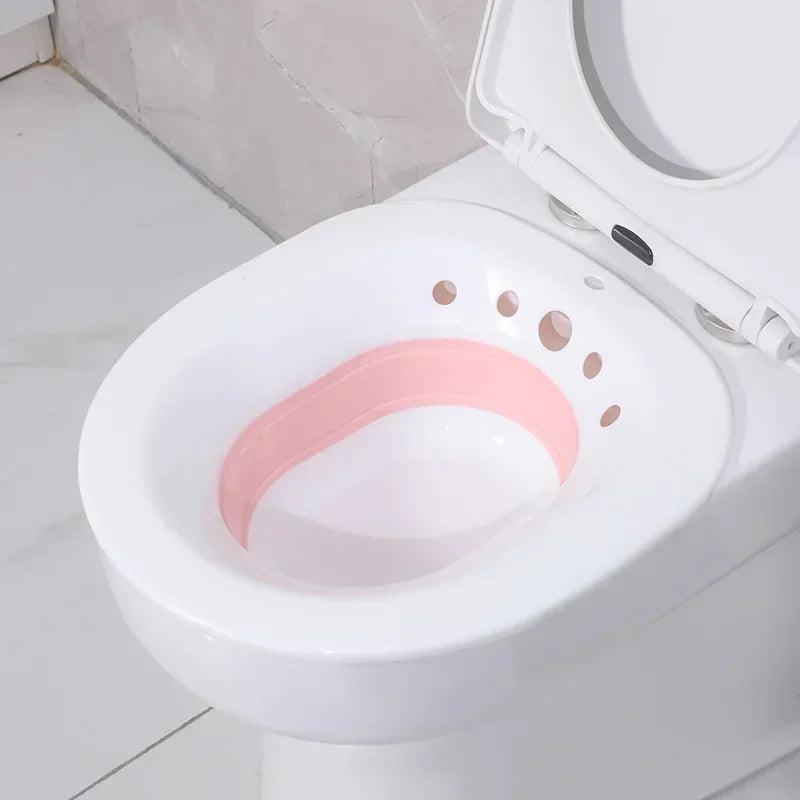 Portable Bidet Sitz Bath Tub Basin For Pregnant Women Hemorrhoids Patient Toilet Elderly Postpartum Sitz Bath Tub Basin Bidet Oasis Select pink A