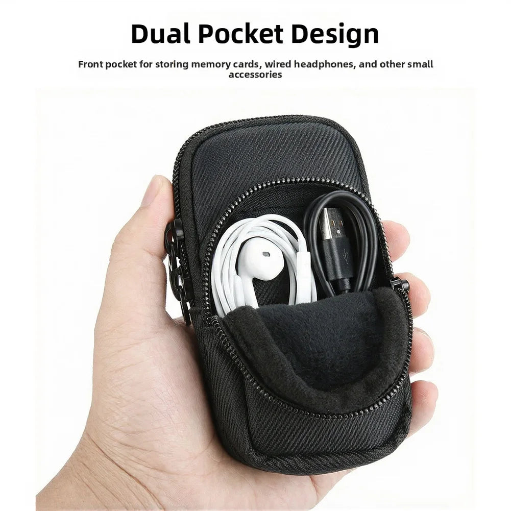 Robust Nylon Carry Pouch Designed for AiMoonsa MP3 Player with Hook to Enhance Portability and Physical Protection Oasis Select