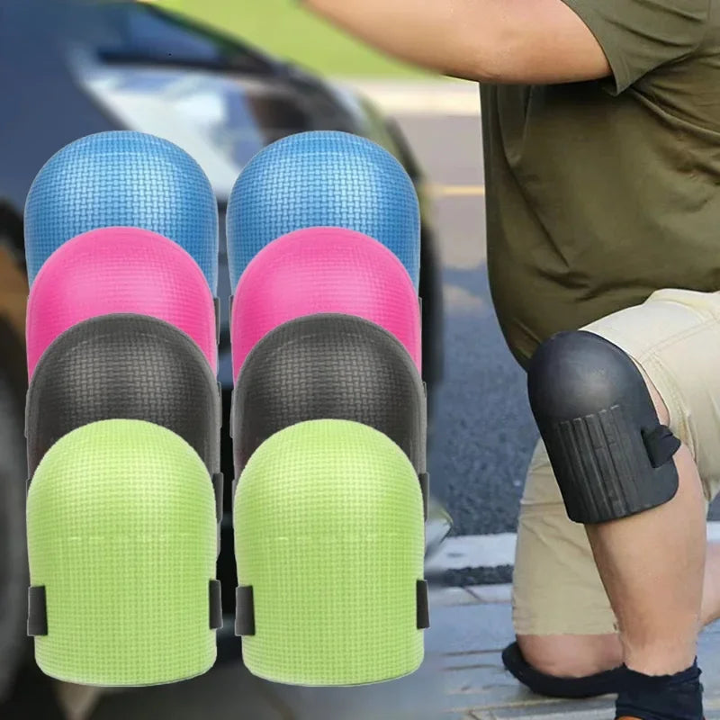 1pair Knee Protection Pad Tile Mud Workers Knee Paste Floor Brick Artifacts Moisture Thickening Brick Garden Manual Work Tools Oasis Select