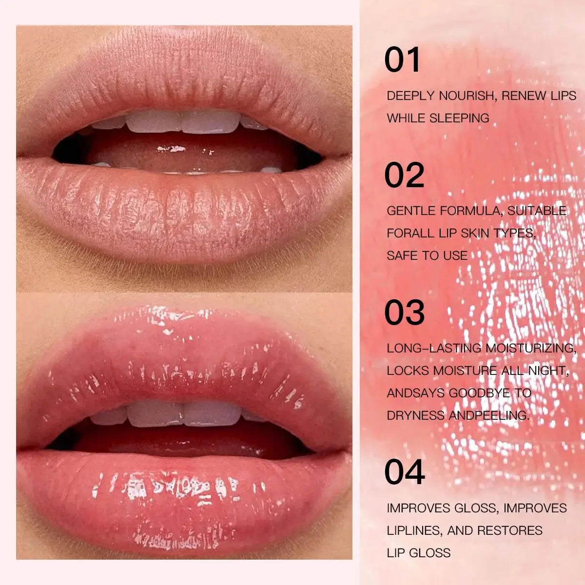 USHAS Korean Lip Sleeping Mask – Overnight Hydrating Balm