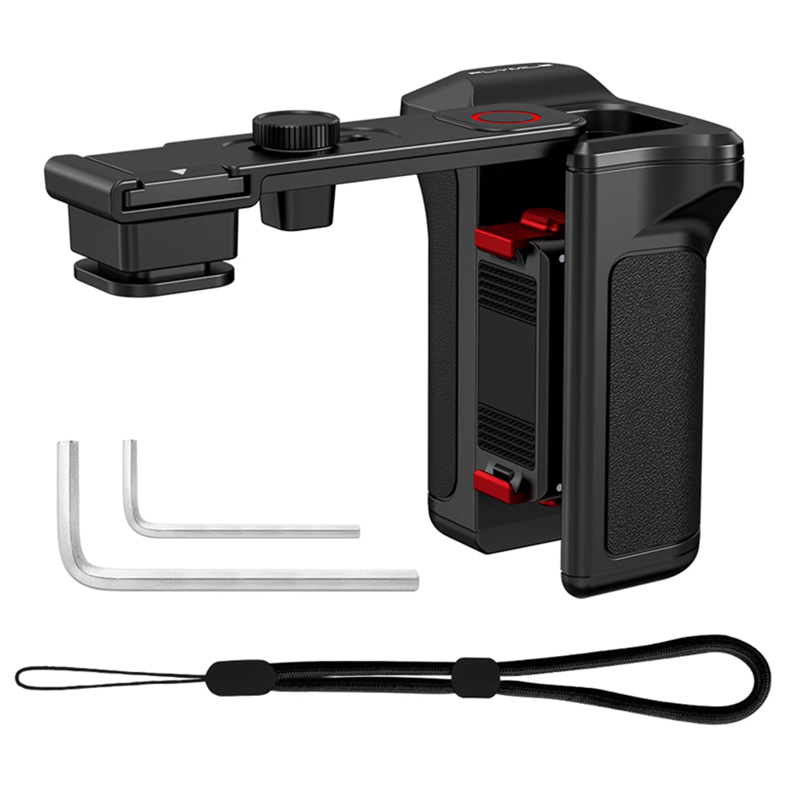 Handle Holder Expansion Mount with Cage Camera Grip Holder with Shutter Button Quick Release Cold Shoe for DJI OSMO Action 6 Oasis Select only Grip China Mainland
