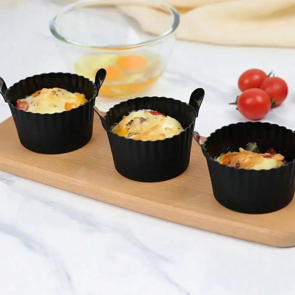 Reusable Silicone Air Fryer Liners and Baking Cups Accessories for Eggs Cakes Meatballs Non-Stick Kitchen Baking Tools Oasis Select