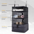 3-Tier Hanging Closet Organizer – Breathable Mesh & Zipper