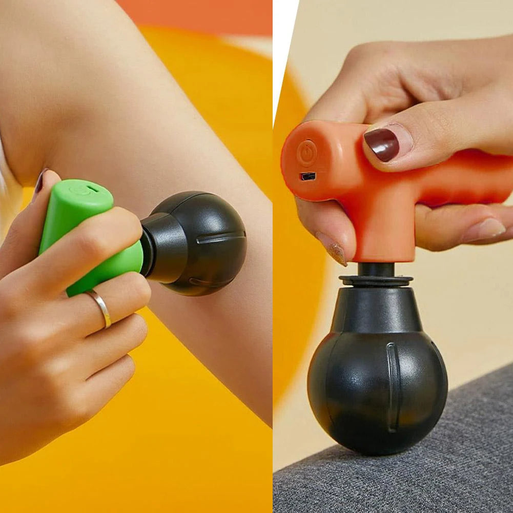 Portable Mini Massage Gun, Handheld Deep Tissue Massager for Back Leg Relaxer, Muscle Relaxer Massager After Fitness Work Oasis Select