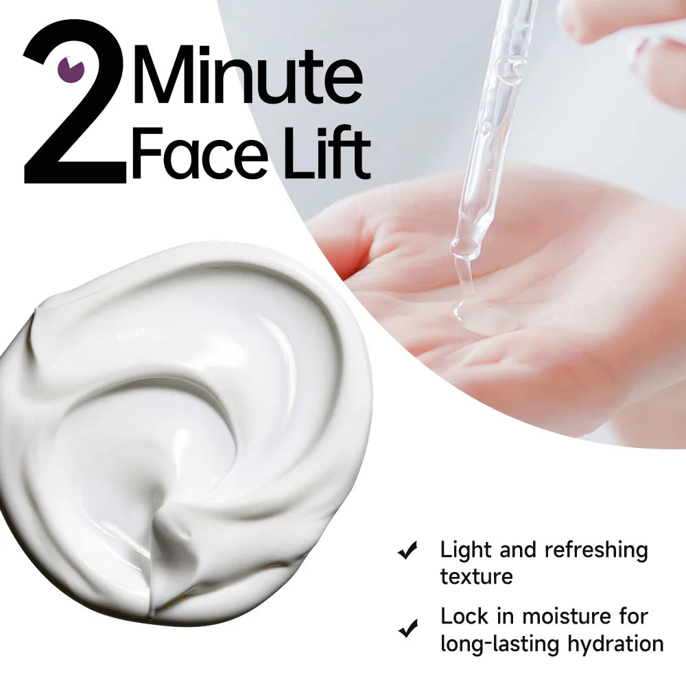YOUNGCOME 2 Minute Face Lift Day&Night Cream with Retinol and Serum, Hyaluronic Acid, Collagen, Anti-Aging Firming Moisturizer Oasis Select