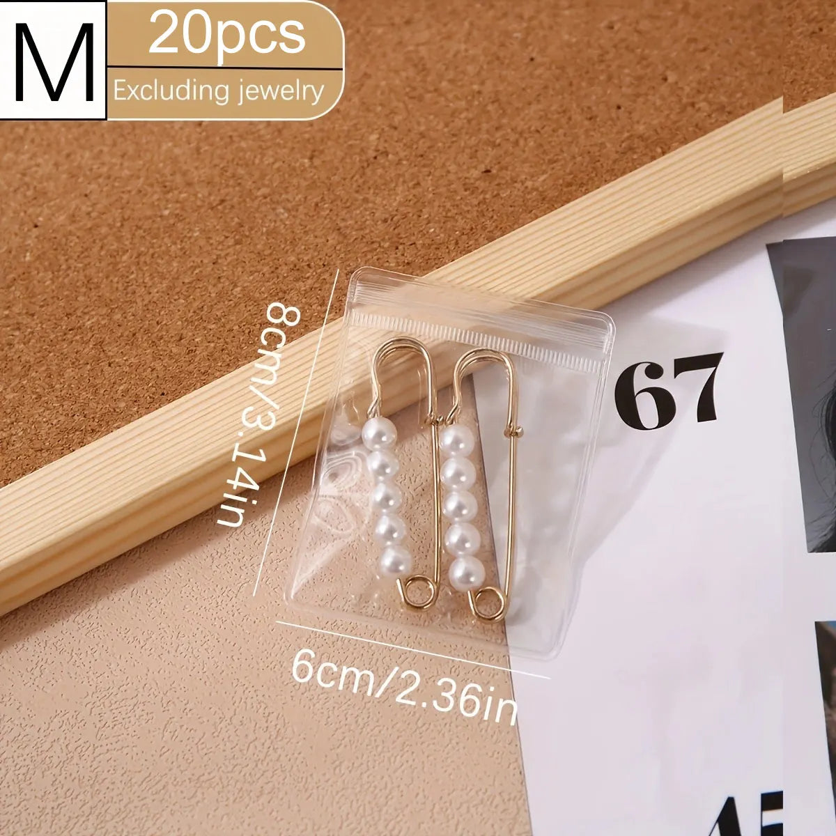 20pcs,Transparent PVC jewelry bag, jewelry zipper storage bag, ring, earring, necklace anti-oxidation packaging bag Oasis Select M - 20pcs