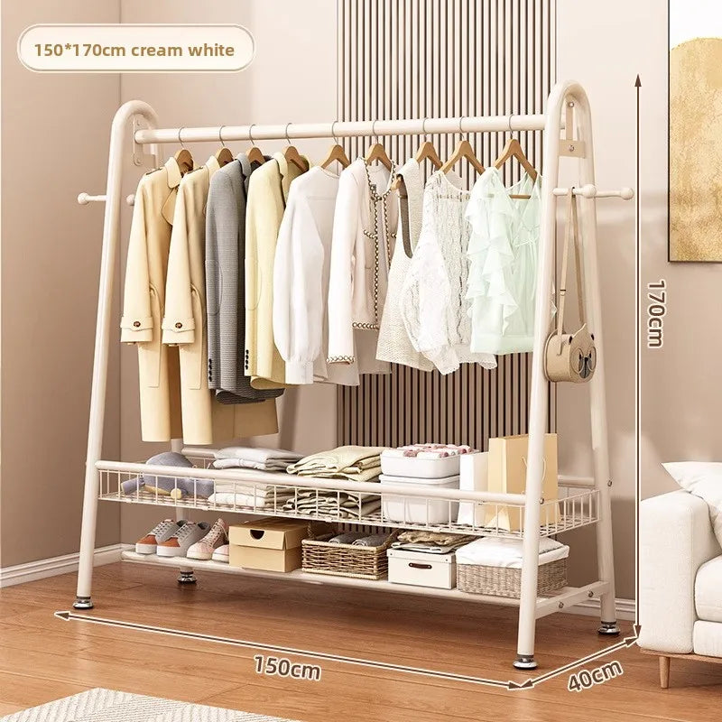 Simple Coat Rack Floor-to-ceiling Indoor Drying Storage Household