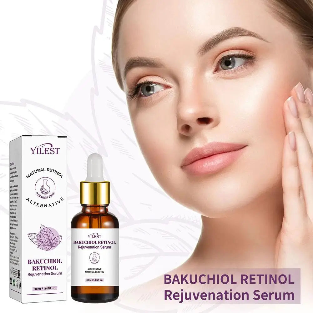 1/2PCS Bakuchiol Retinol Rejuvenation Serum For Face Minimize Wrinkles Retinol & Vitamin Face Serum Skin Firming Skin Care Oasis Select