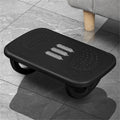 Rocking Footrest for under Desk Ergonomic Desk Leg Rest Rocker Balance Board Comfortable Foot Stool for Desk Home Office Oasis Select Black